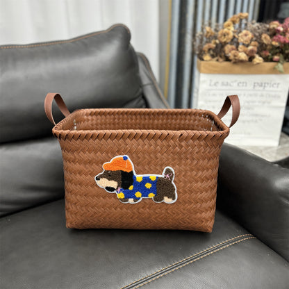 Woven storage basket Acalora