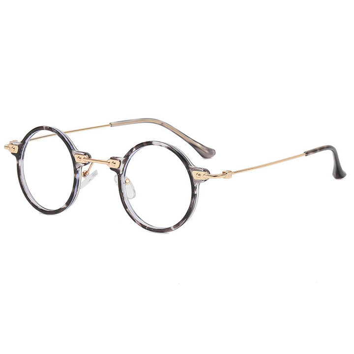 Ladies round glasses with delicate metal frame Kalsten