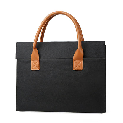 Elegant Structured Professional Tote Bag Acalora