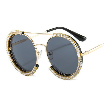 Ladies sunglasses with glamorous rim and innovative design Kalsten