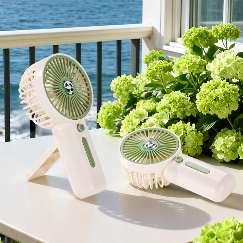 Women's Portable Mini Hand Fan in Creative Panda Design Kalsten
