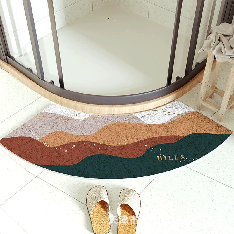 Cozy Curved Bath Mat Acalora
