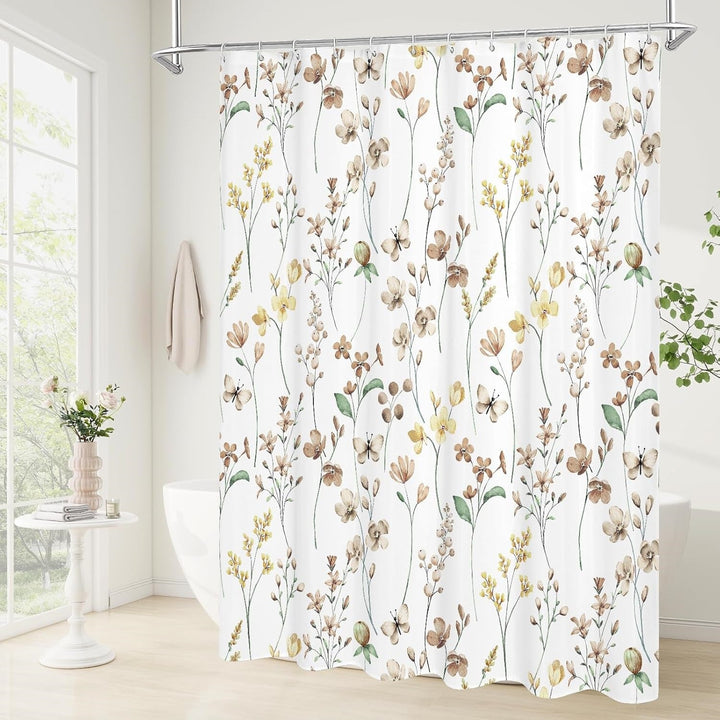Floral Print Shower Curtain Kalsten