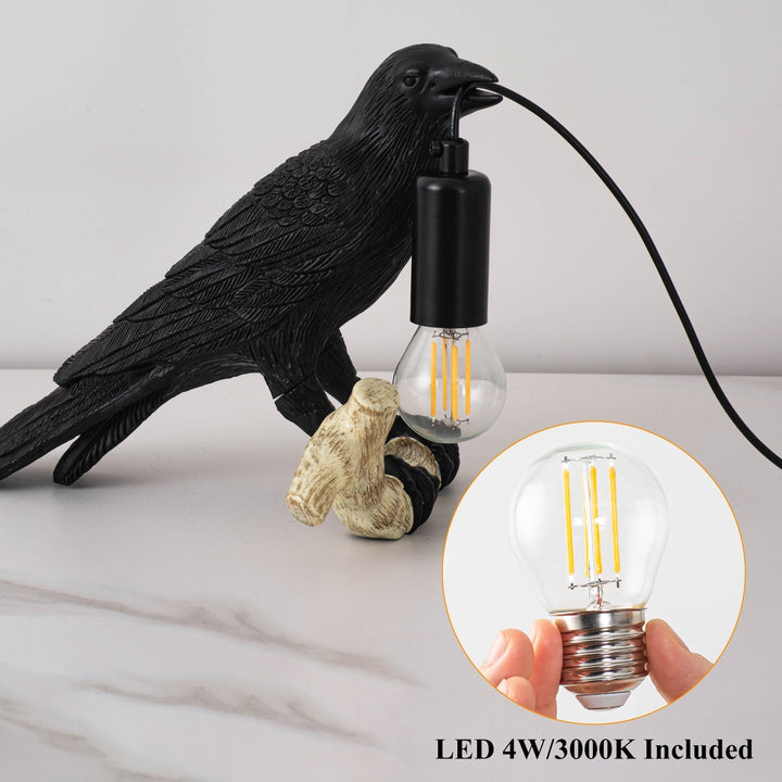 Creative Bird Table Lamp Bedside Night Light Living Room Bedroom Ambience Mini Lamp | Kalsten