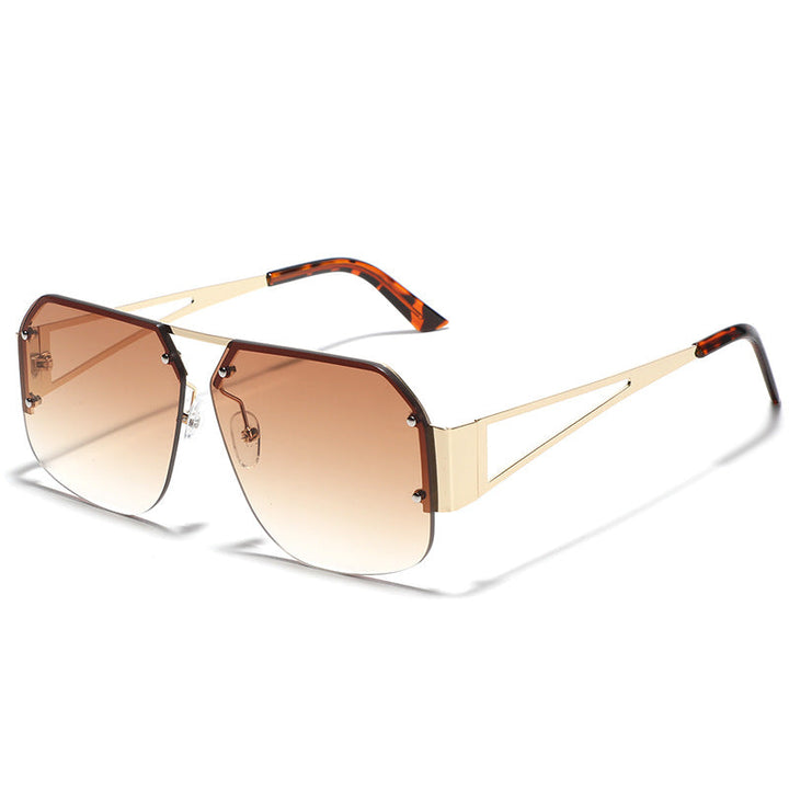 Women oversized sunglasses with distinctive frame and gentle gradient Kalsten