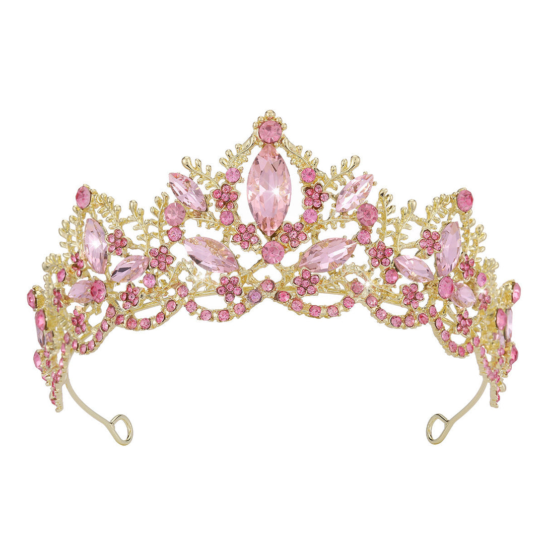 Ladies Glamorous Tiara with Sparkling Crystal Decorations Kalsten