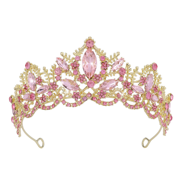 Ladies Glamorous Tiara with Sparkling Crystal Decorations Kalsten