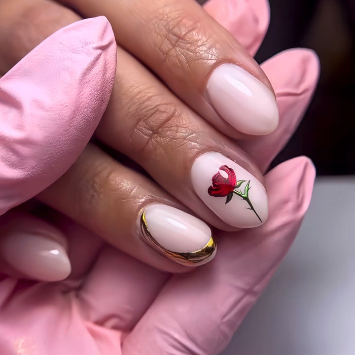 Floral Rose Nail Art Kalsten