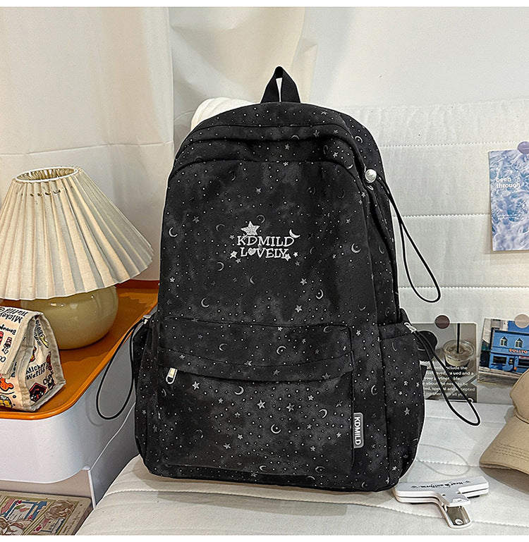 Artistic Starry Design School Backpack