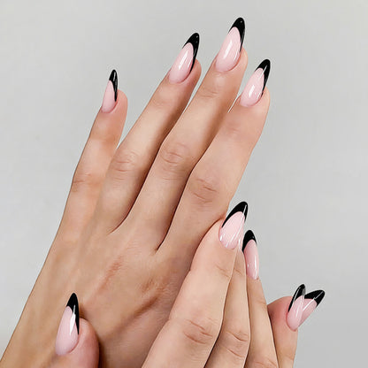Premium French Tip Press-On Nails Acalora