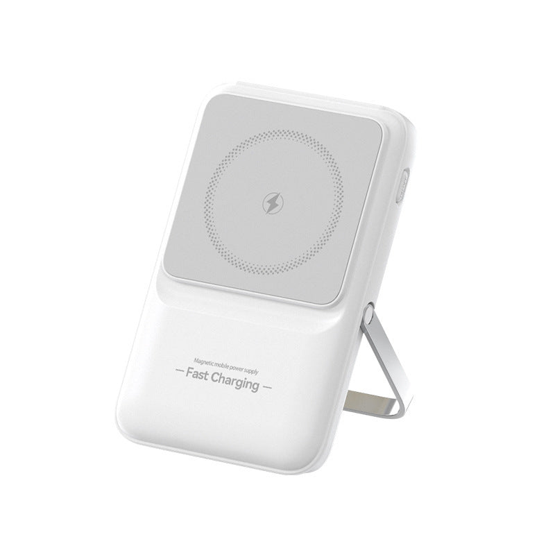 Portable power bank with magnetic charging technology and integrated cable management Kalsten