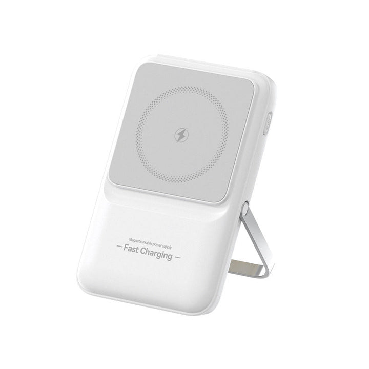 Portable power bank with magnetic charging technology and integrated cable management Kalsten