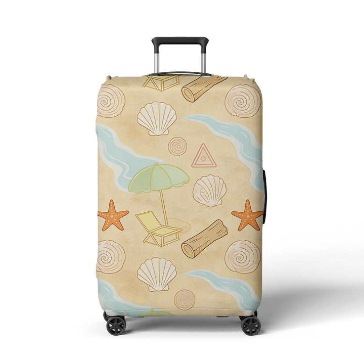 Women's suitcase cover with beach motif Kalsten