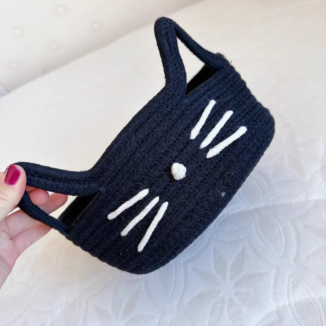 Women Playful Storage Basket in Cat Design Kalsten