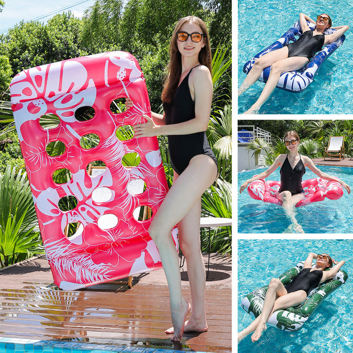 Women Inflatable Water Lounger with Ergonomic Design Kalsten