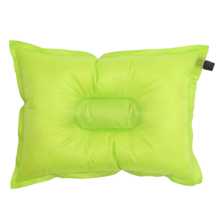 compact ultralight inflatable travel pillow with built-in valve and contoured head cradle Kalsten