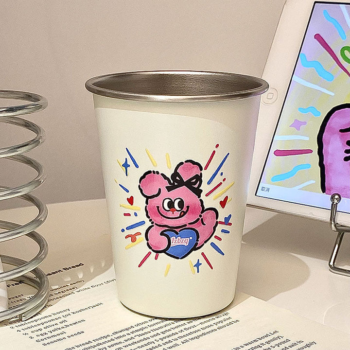 Drink cup with cheerful cat design Kalsten