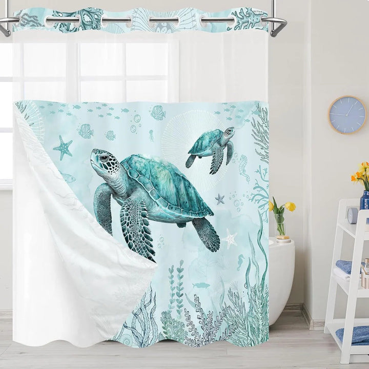 Artistic Floral Shower Curtain Kalsten