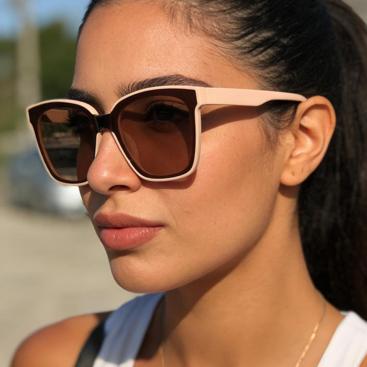 Ladies fashionable sunglasses in elegant square frame design Kalsten