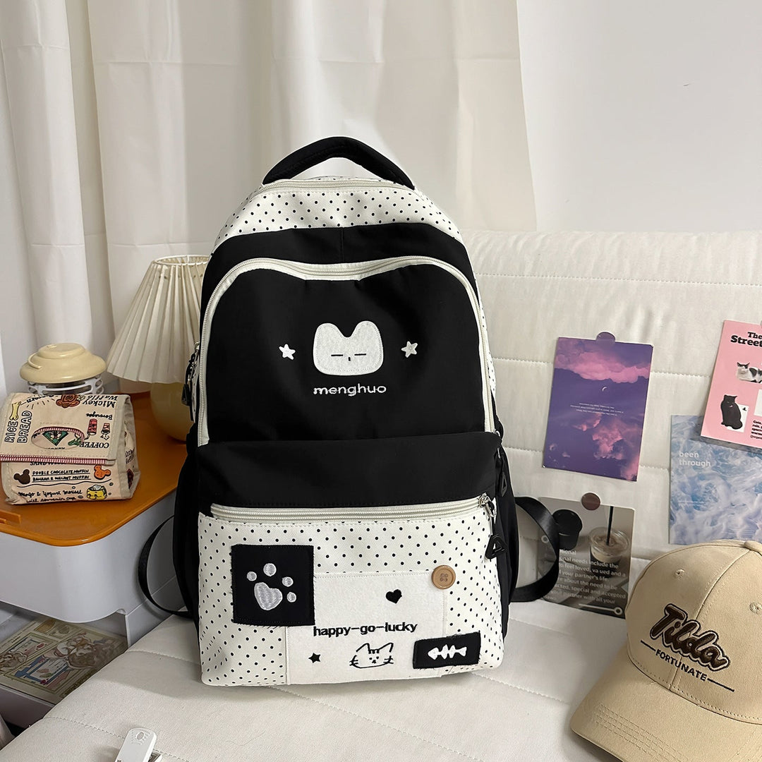 Cute Character-Themed Lightweight School Backpack