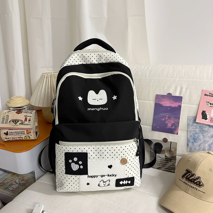 Cute Character-Themed Lightweight School Backpack