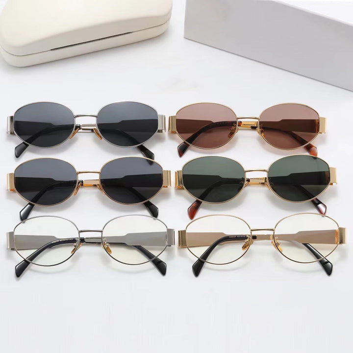 Women's exclusive oval-shaped designer sunglasses Kalsten