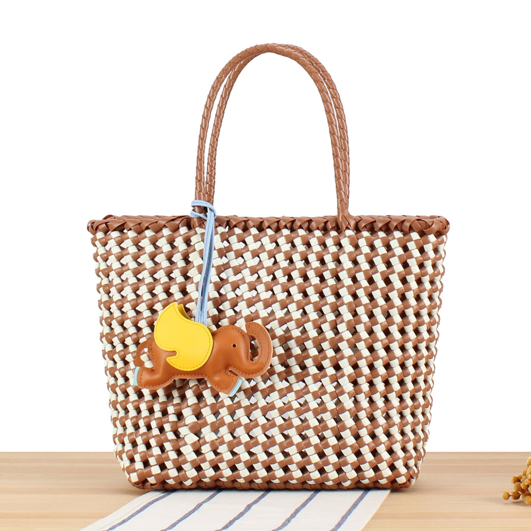 Creative Tote Bag with Playful Elephant Jewelry Kalsten