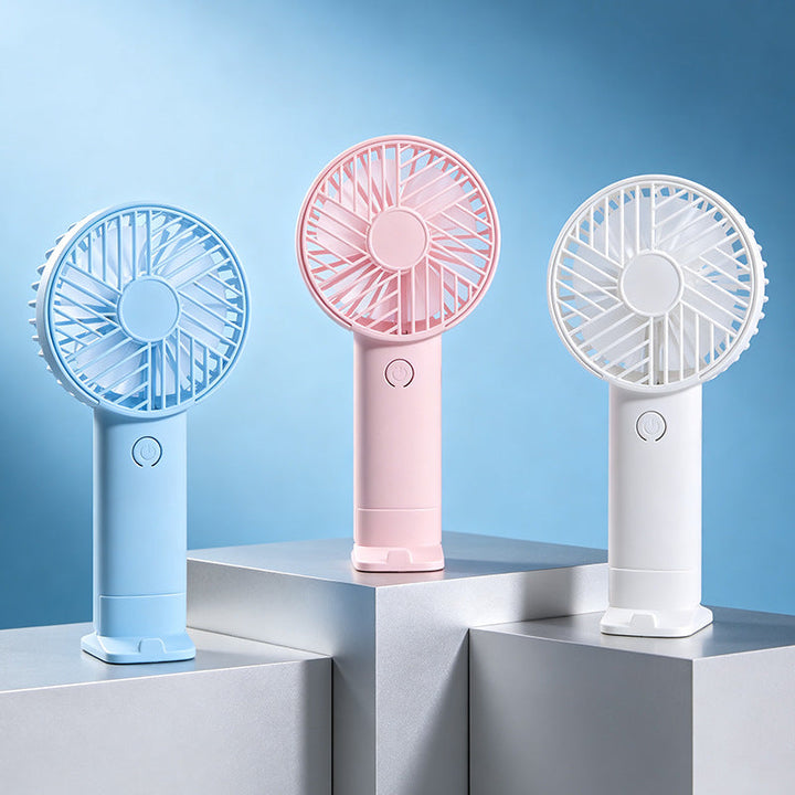 Ladies Portable Handheld Fan with Cute Bear Design Kalsten