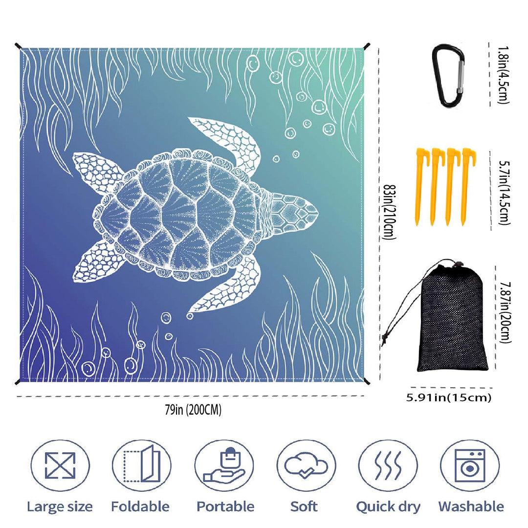 Large Outdoor Multi-Functional Picnic Blanket Kalsten