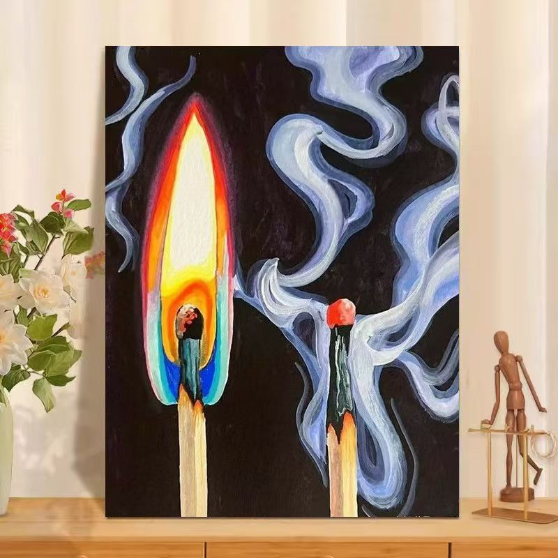 Abstract Smoke Art Print Kalsten