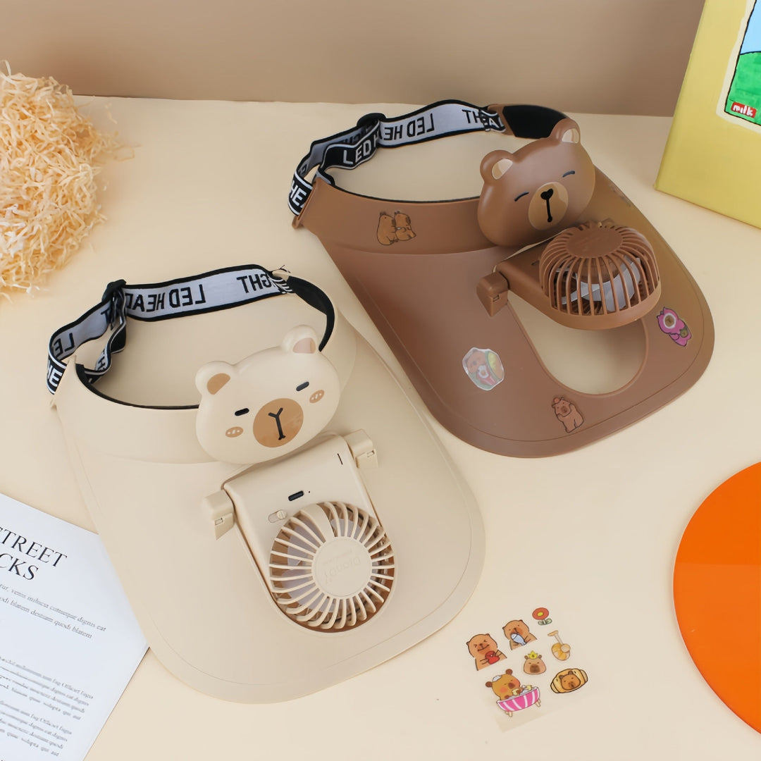 Women's Portable Handheld Fan with Panda Design Kalsten