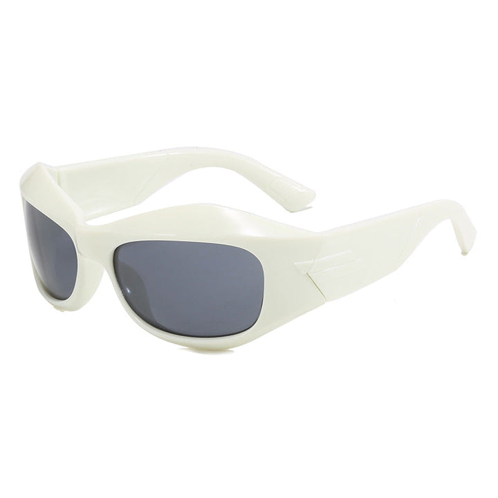 Women Retro Sunglasses in trendy Shield design Kalsten