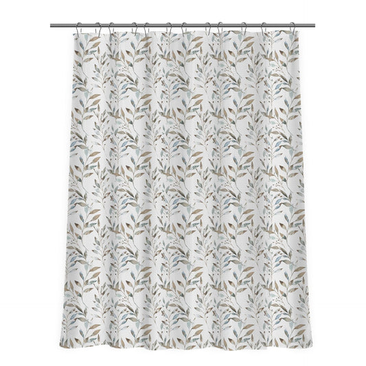 Floral Patterned Shower Curtain