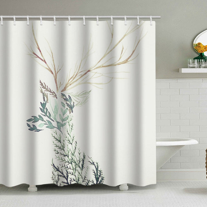Artistic Floral Shower Curtain Kalsten