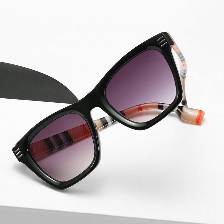 Women oversized sunglasses with unique tortoiseshell pattern Kalsten