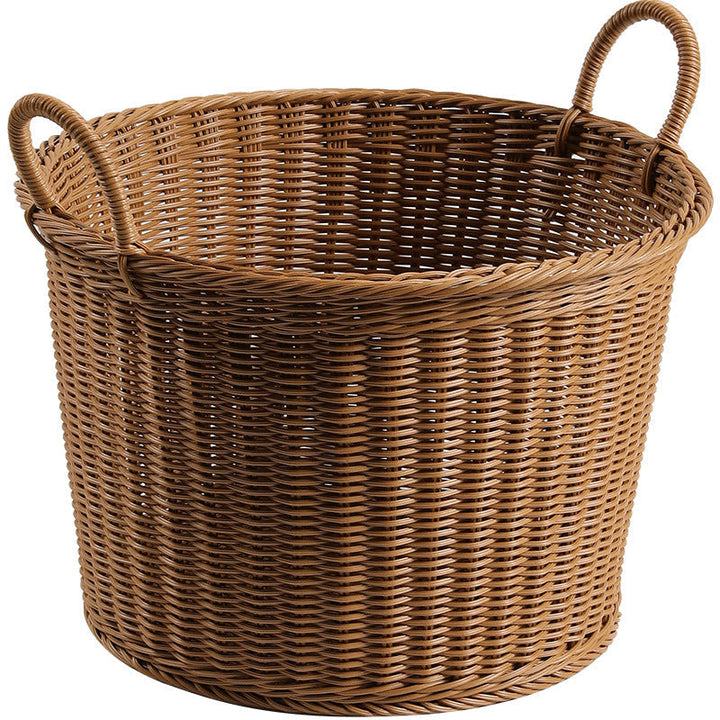 Handwoven Decorative Storage Basket with Ergonomic Handles Kalsten