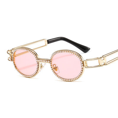 Women's feminine designer sunglasses with extravagant frame Kalsten