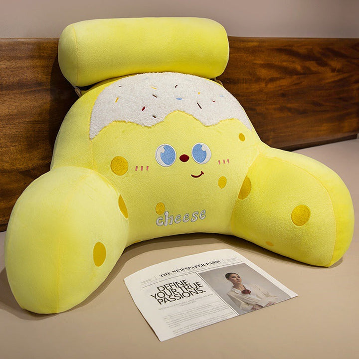 Plush pillow with cheese design Kalsten