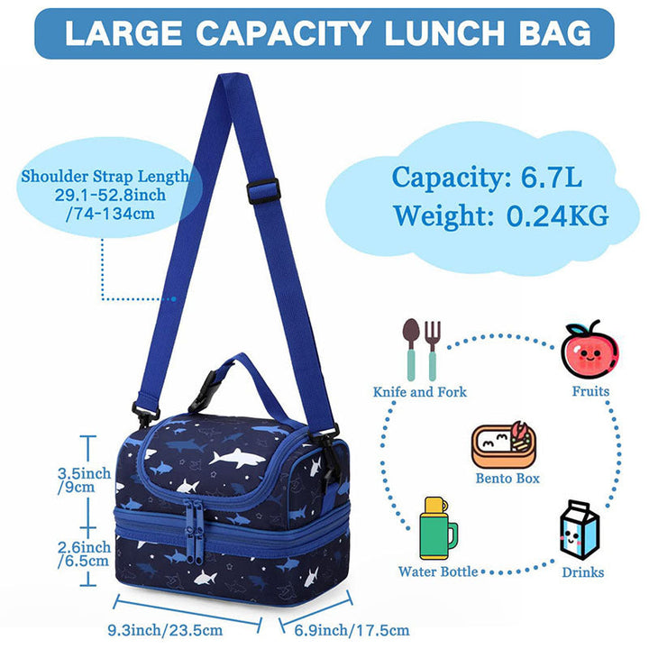 Women insulated cooler bag with double compartment design Kalsten