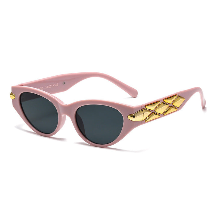 Women's Cat-Eye Sunglasses with Luxurious Accents and Unique Design Kalsten