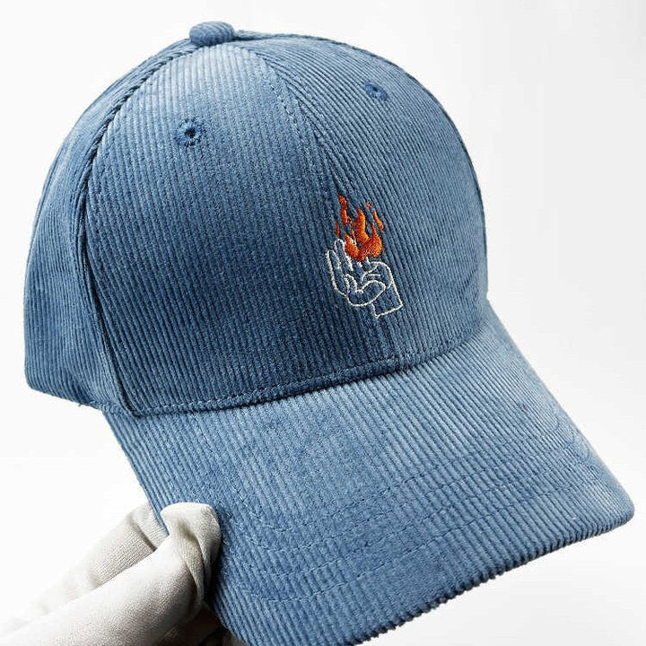 Men's Corduroy Graphic Baseball Cap Kalsten