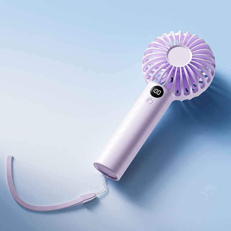 Ladies portable high-speed handheld fan with digital control Kalsten