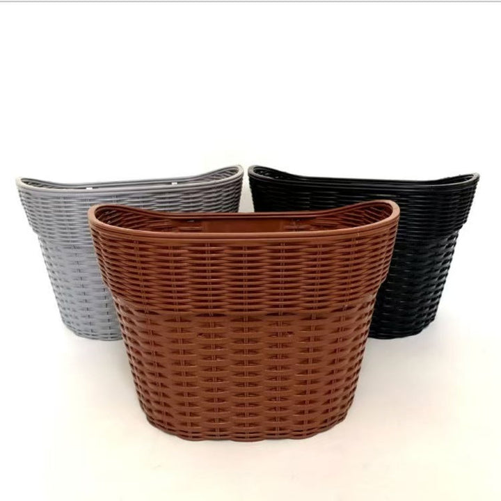 Woven Bicycle Storage Basket Kalsten
