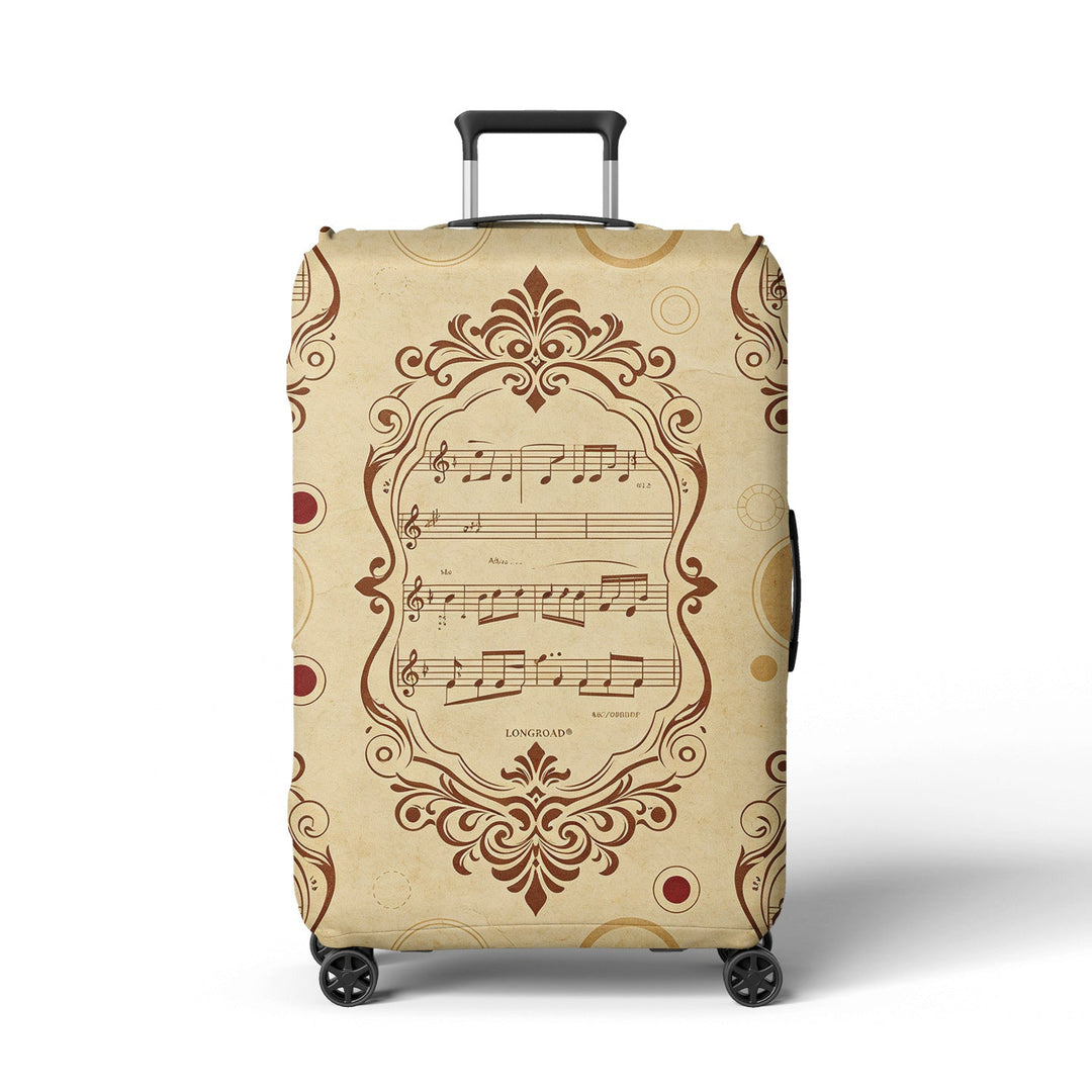 Women's suitcase with unique hand-drawn design Kalsten