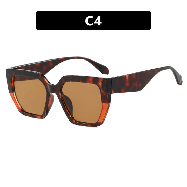 Women's geometric glasses in stylish tortoiseshell pattern Kalsten