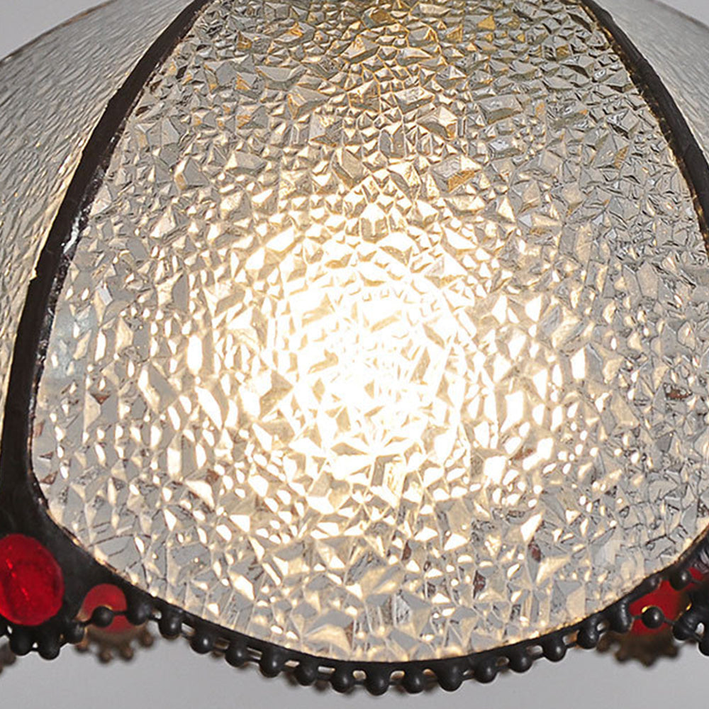 Vintage Stained Glass Dome Tiffany Pendant Light | Kalsten