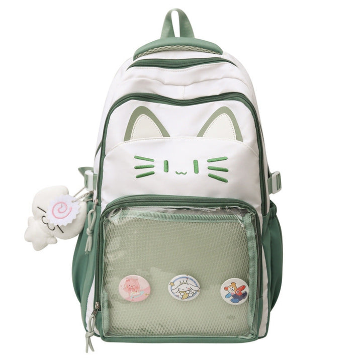 Cute Cat-Themed School Backpack Kalsten