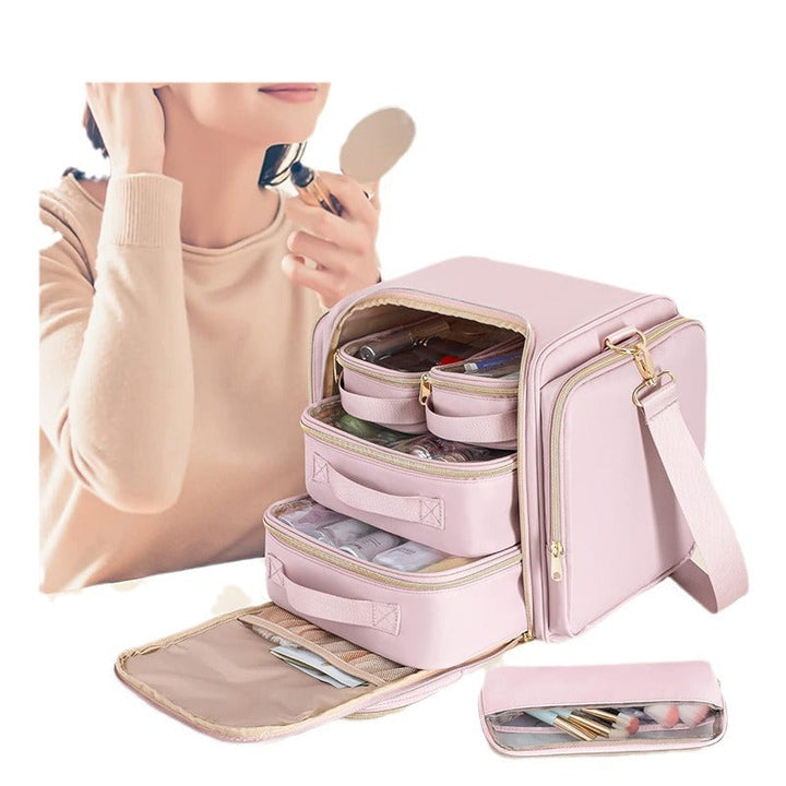 Cosmetic bag with multiple compartments Kalsten