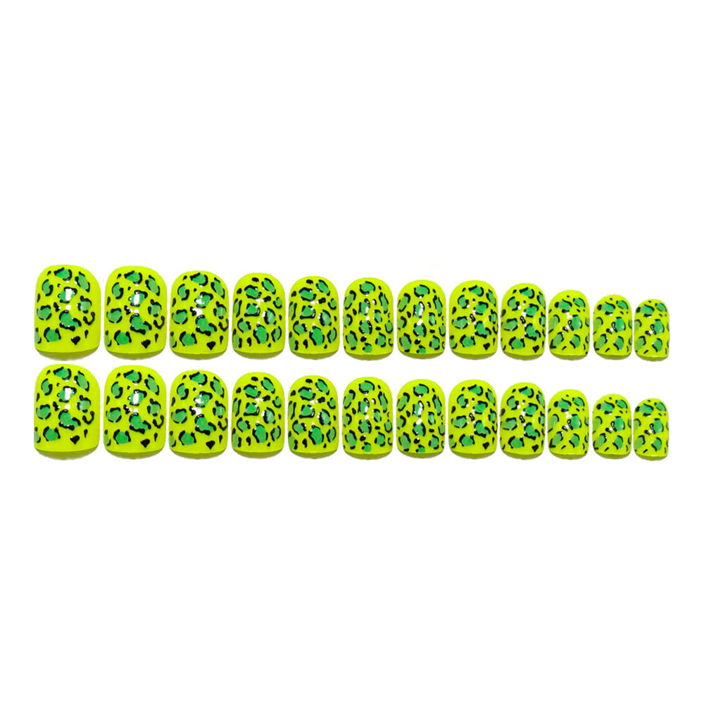 Artificial nails with animal leopard pattern Kalsten