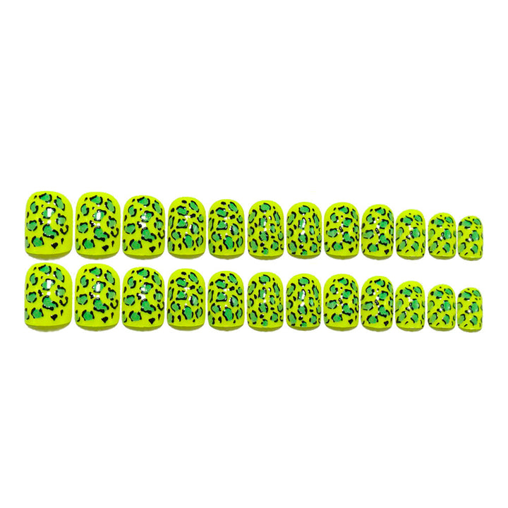 Artificial nails with animal leopard pattern Kalsten